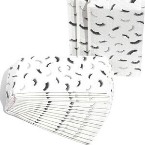 15 Bubble Mailers Boutique Eyelash 10" x 6" and 30 Thank you Stickers